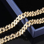 Cuban Accenture Link Necklace - Ice Dazzle - UltraLux™ Moissanite - Cuban Necklace