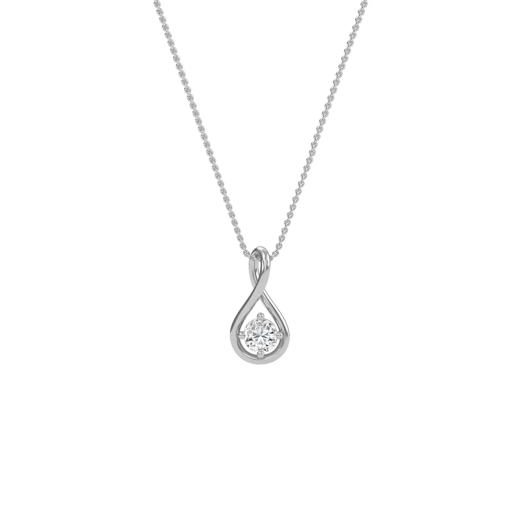 Élodie Solitaire Pendant - Ice Dazzle - VVX™ Lab Diamond - Solitaire Pendant