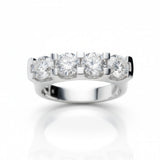 Four Stone Wedding Band - Ice Dazzle - VVX™ Lab Diamond - Wedding Ring