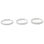 Lab Diamond Stackable Wedding Bands - Ice Dazzle - VVX™ Lab Diamond - Wedding Ring