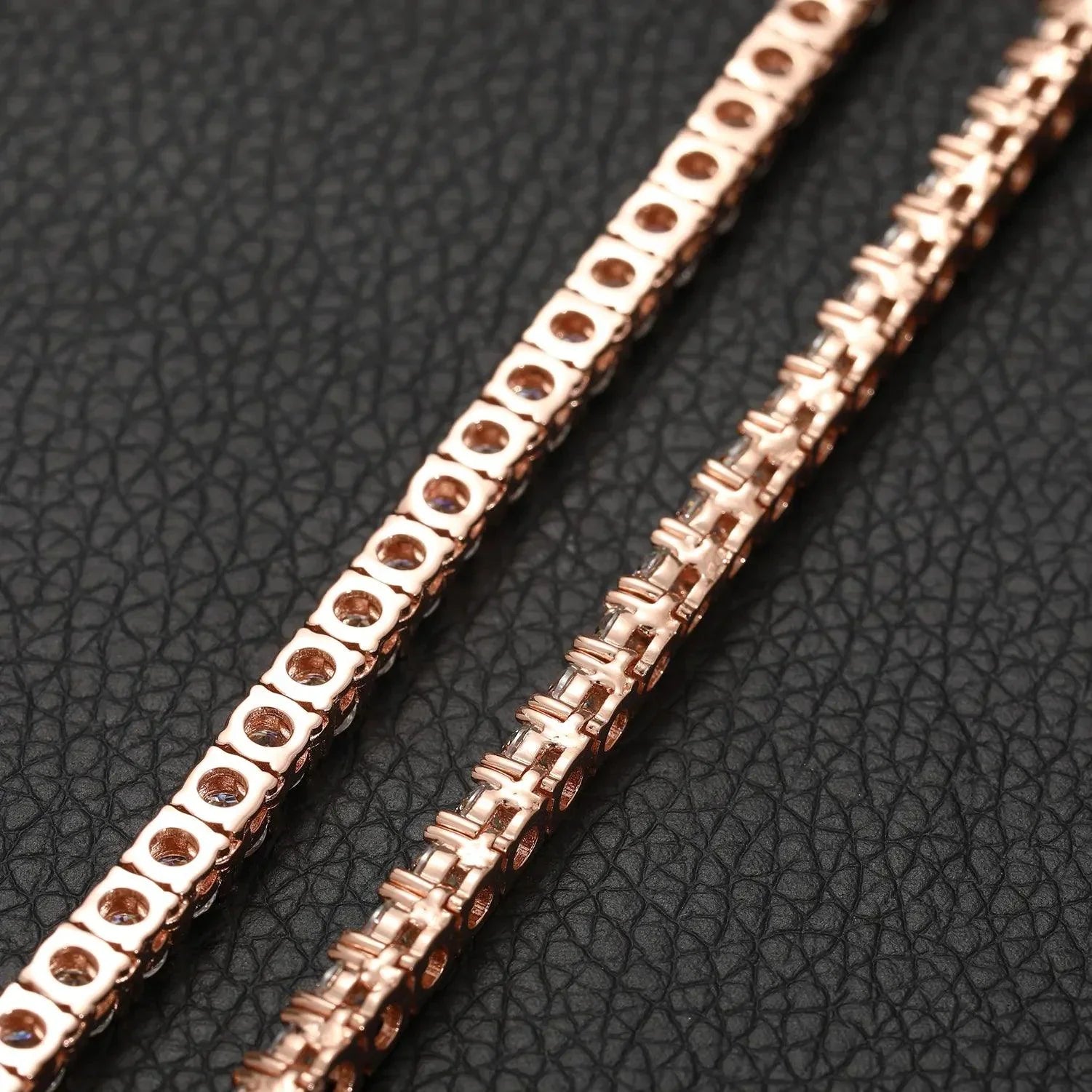 Moissanite Tennis Necklace - 2mm - Ice Dazzle - UltraLux™ Moissanite - Tennis Necklace