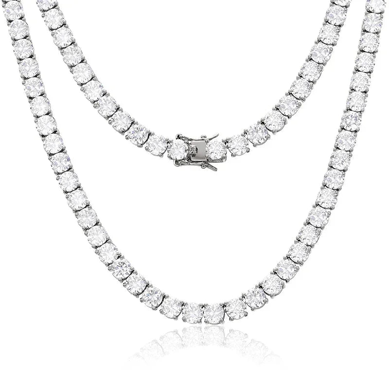 Moissanite Tennis Necklace - 2mm - Ice Dazzle - UltraLux™ Moissanite - Tennis Necklace