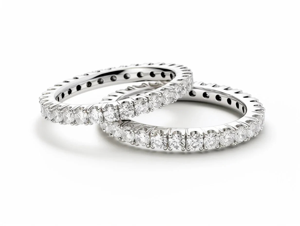 Anniversary Bands - Ice Dazzle