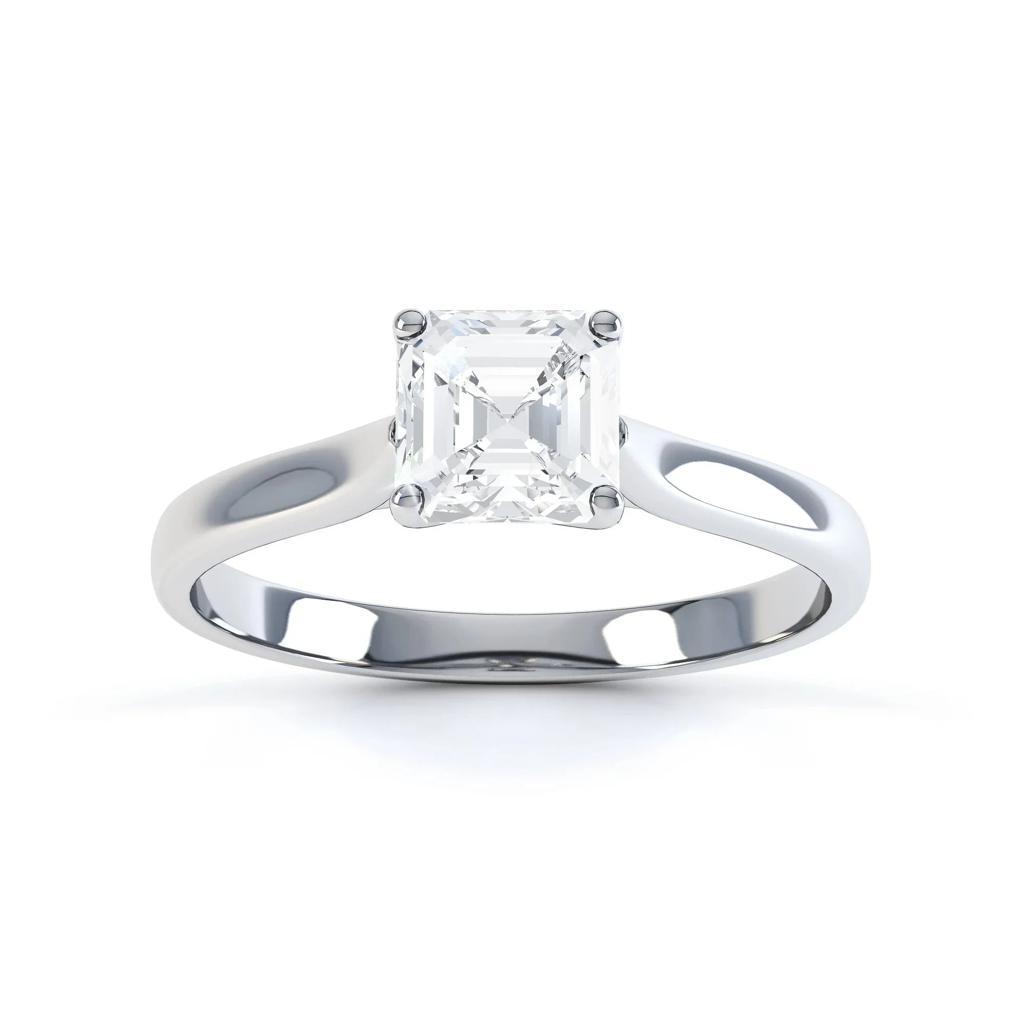 Asscher Cut Rings - Ice Dazzle