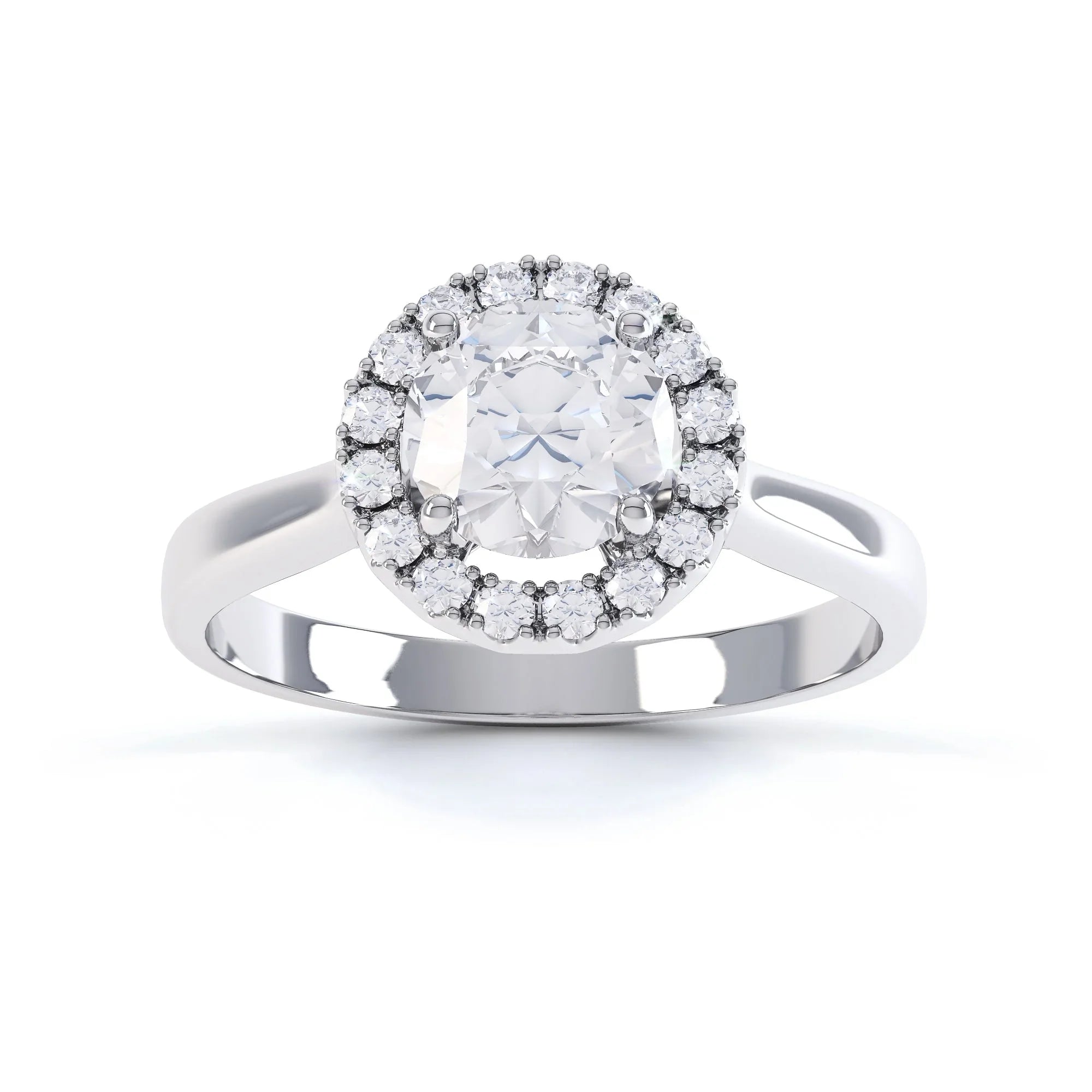 Halo Rings Engagement Rings - Ice Dazzle