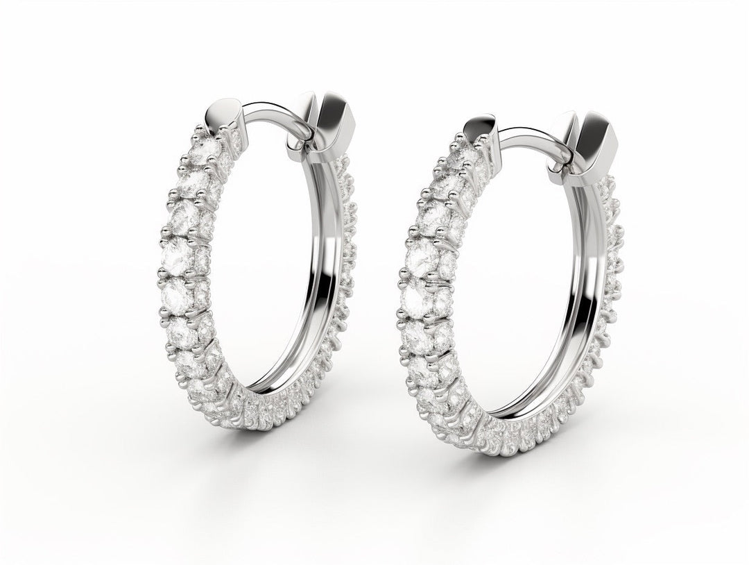 Hoop Earrings - Ice Dazzle