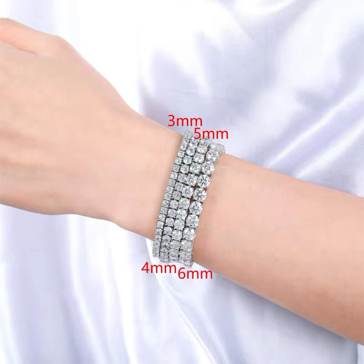 Elegant and classic lab diamond tennis bracelet for everyday wear