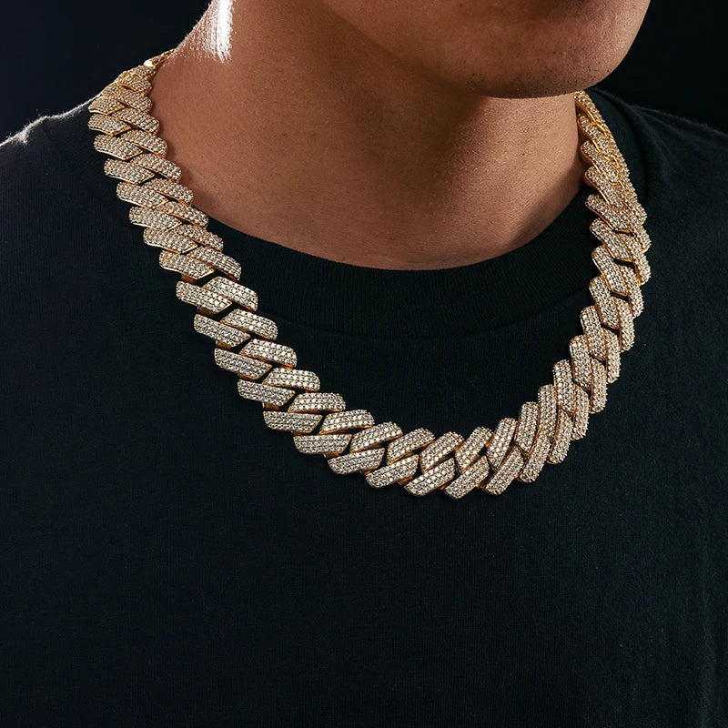  20mm thick cuban link chain showcasing its luxurious and stylish design