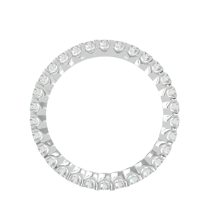  Elegant VVX™ Lab Diamond Eternity Band with Channel-Set Diamonds