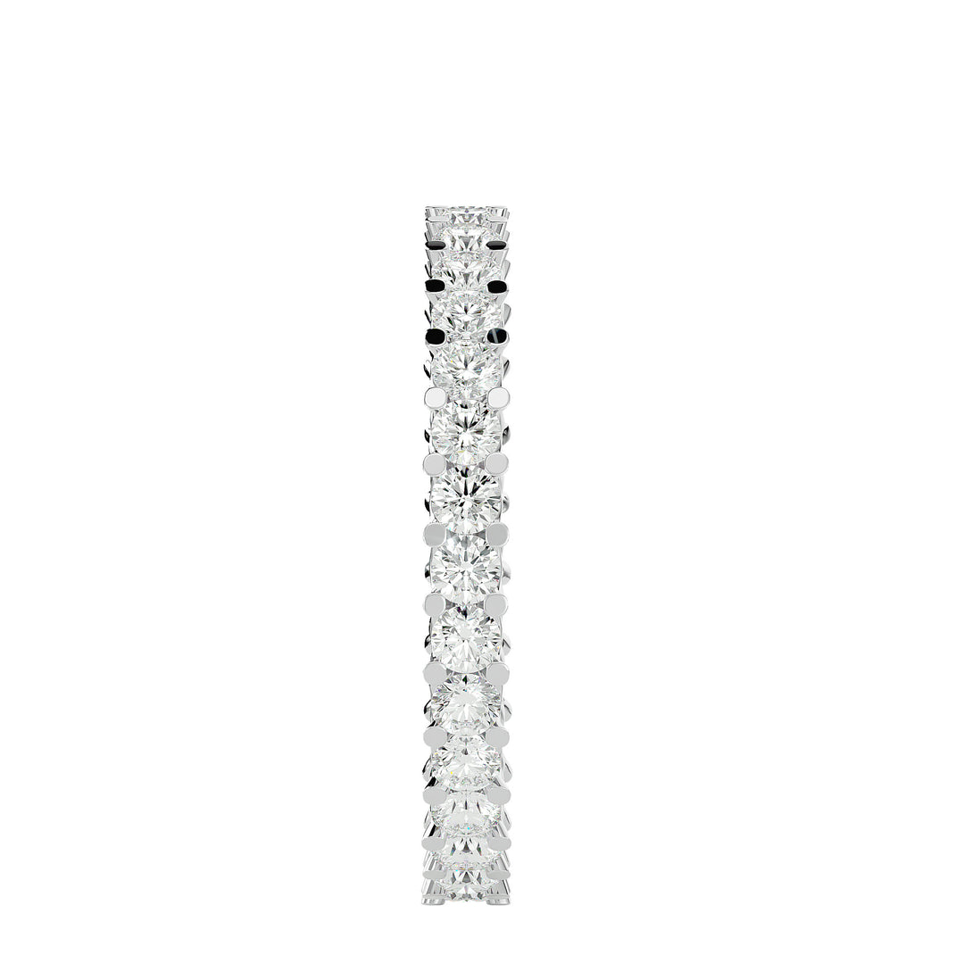  Stunning VVX™ Lab Diamond Eternity Band with Round Brilliant Cut Diamonds