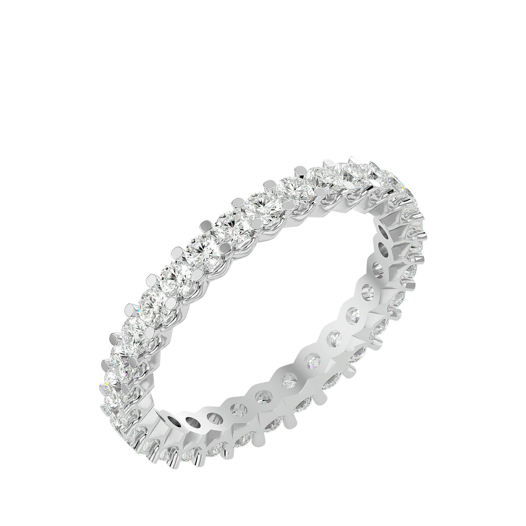  Sparkling VVX™ Lab Diamond Eternity Band in Rose Gold Setting