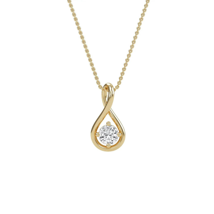 Élodie Solitaire Pendant - Ice Dazzle