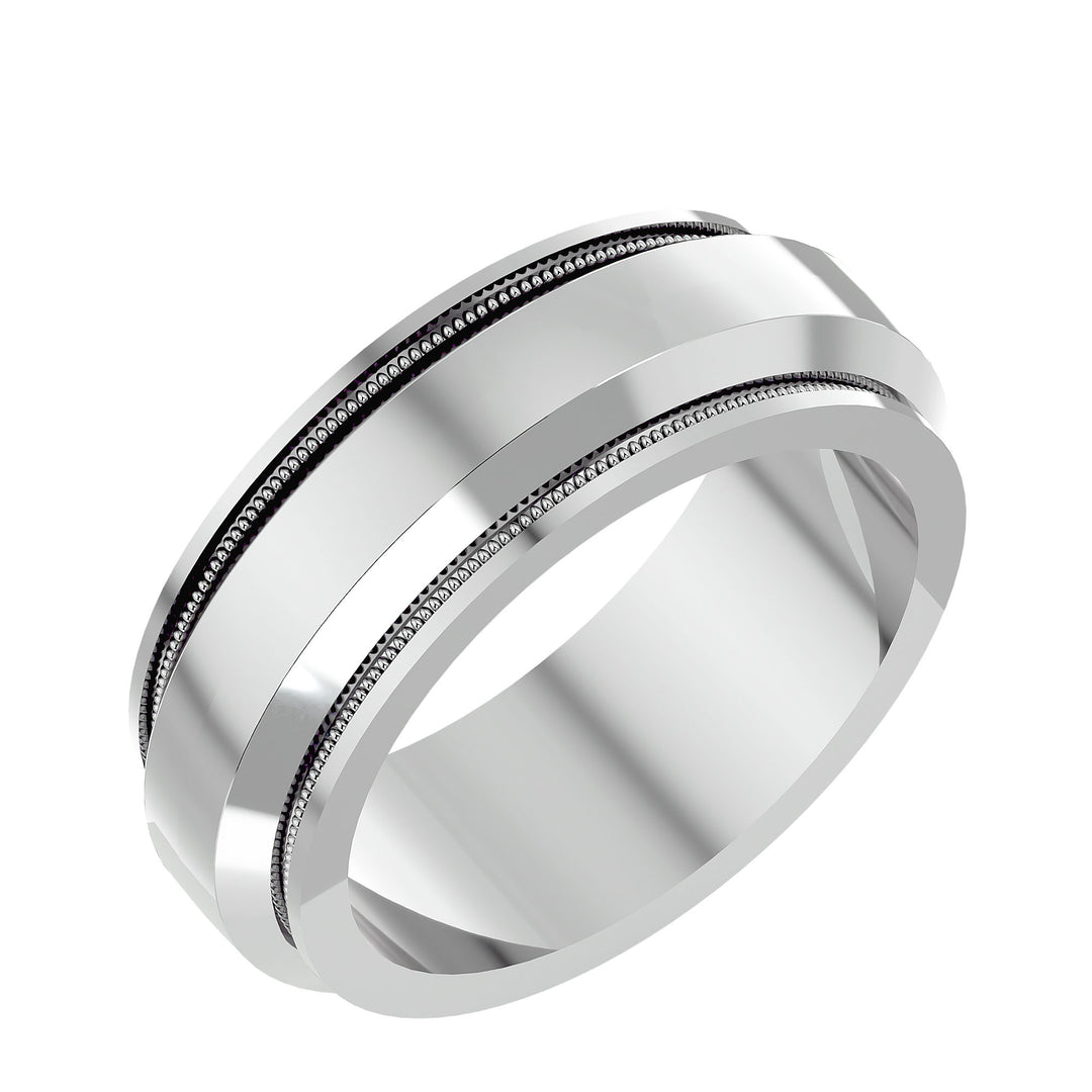  Elegant Comfort-Fit Band featuring a sleek and polished finish for a sophisticated look