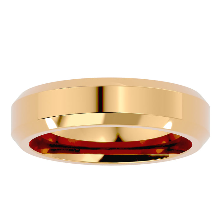 Classic Elegance Comfort-Fit Band in 18K Yellow Gold for Women