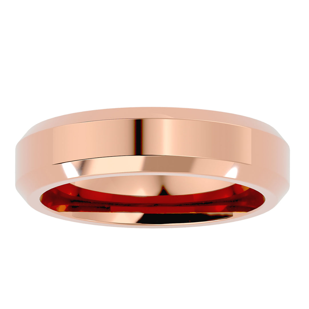 Classic Elegance Comfort-Fit Band in 18k gold, a timeless and luxurious accessory for everyday wear and special occasions