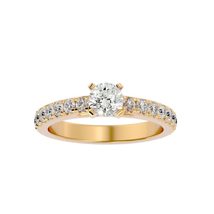 Elegant and timeless Eternal Brilliance Engagement Ring with sparkling diamonds and intricate design