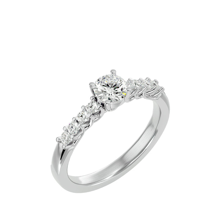 Gorgeous Exquisite Engagement Ring showcasing a brilliant emerald-cut diamond in a vintage-inspired setting