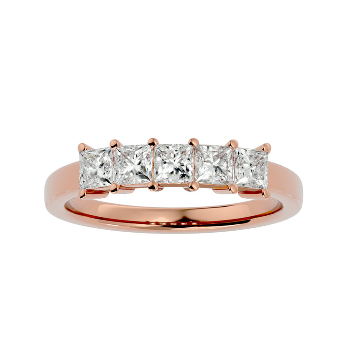 Half Eternity Wedding Band