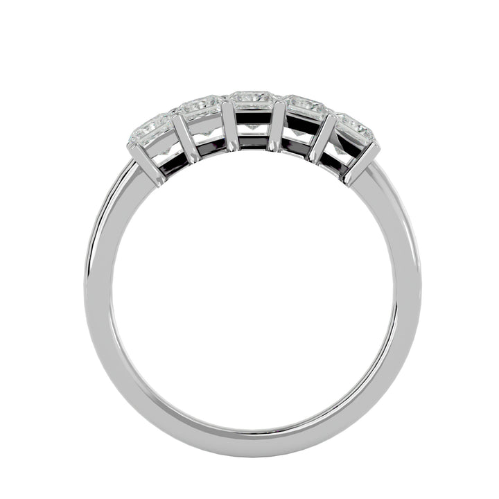 Half Eternity Wedding Band