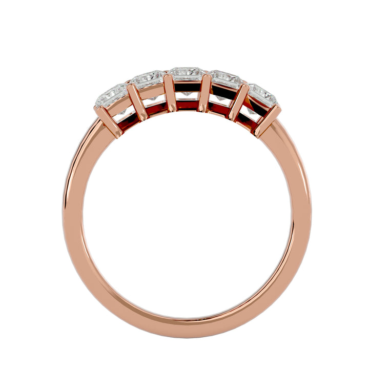 Half Eternity Wedding Band