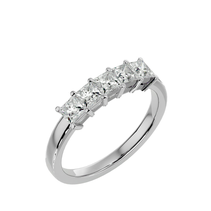 Half Eternity Wedding Band