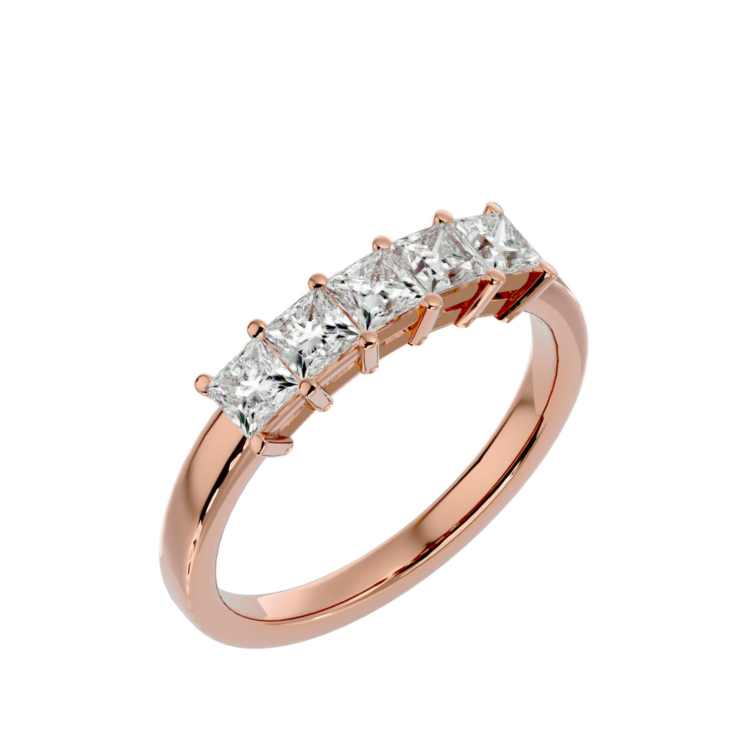 Half Eternity Wedding Band