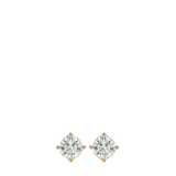 Altair Round Stud Earrings - Yellow Gold - Ice Dazzle - VVX™ Diamond - Solitaire Earrings