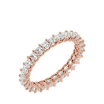 Asscher Eternity Band - Ice Dazzle - VVX™ Lab Diamond - Eternity Band