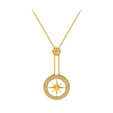Celestial Compus Pendant - Ice Dazzle - VVX™ Lab Diamond - Pendant