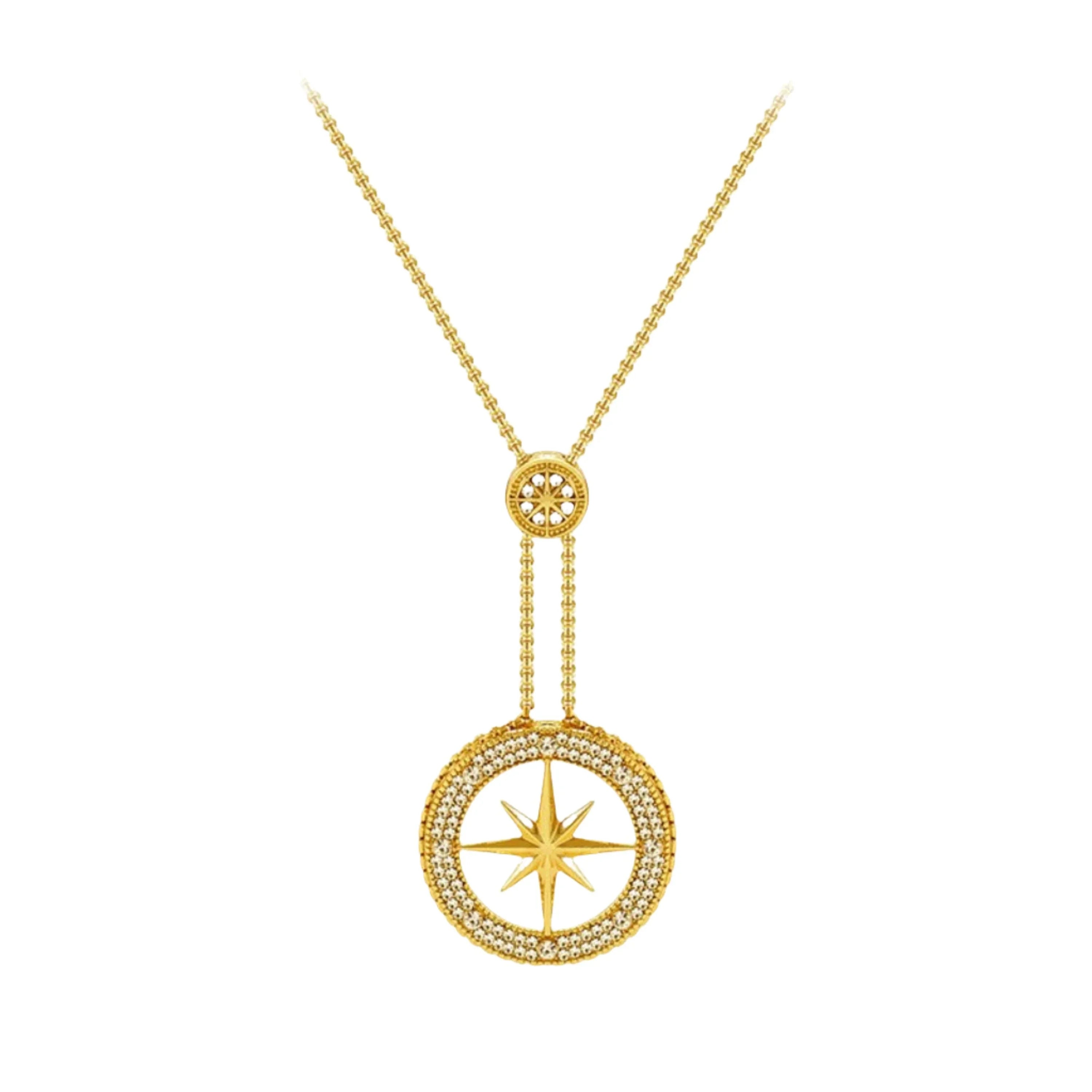 Celestial Compus Pendant - Ice Dazzle - VVX™ Lab Diamond - Pendant