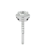 Celestial Engagement Ring - Ice Dazzle - VVX™ Lab Diamond - Engagement Rings #metal_white-gold