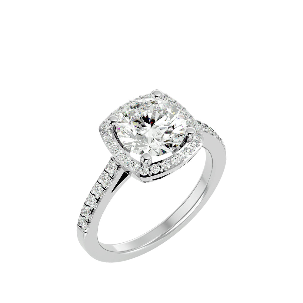 Celestial Engagement Ring - Ice Dazzle - VVX™ Lab Diamond - Engagement Rings #color_white-gold