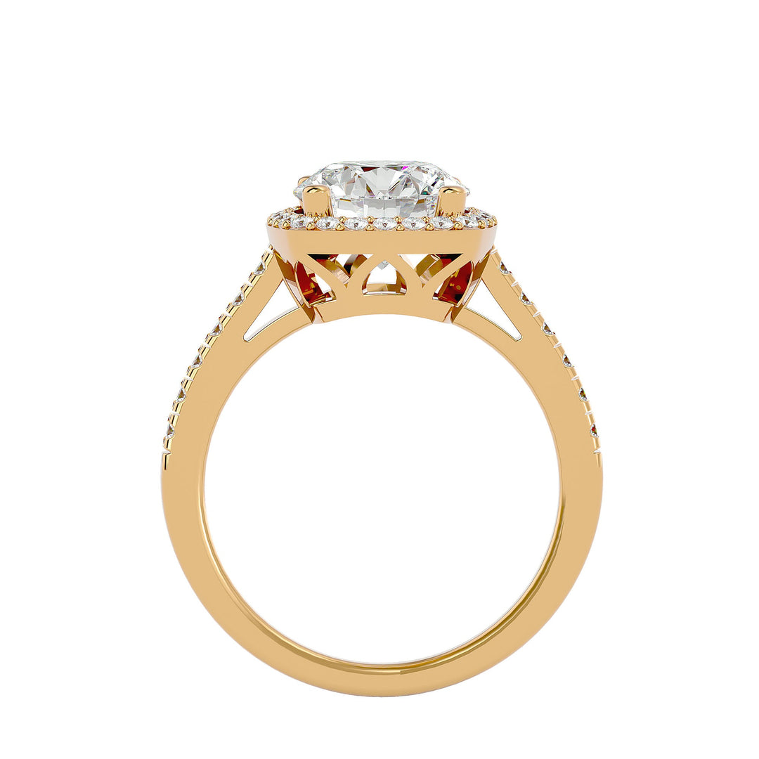 Celestial Engagement Ring - Ice Dazzle - VVX™ Lab Diamond - Engagement Rings #color_yellow-gold