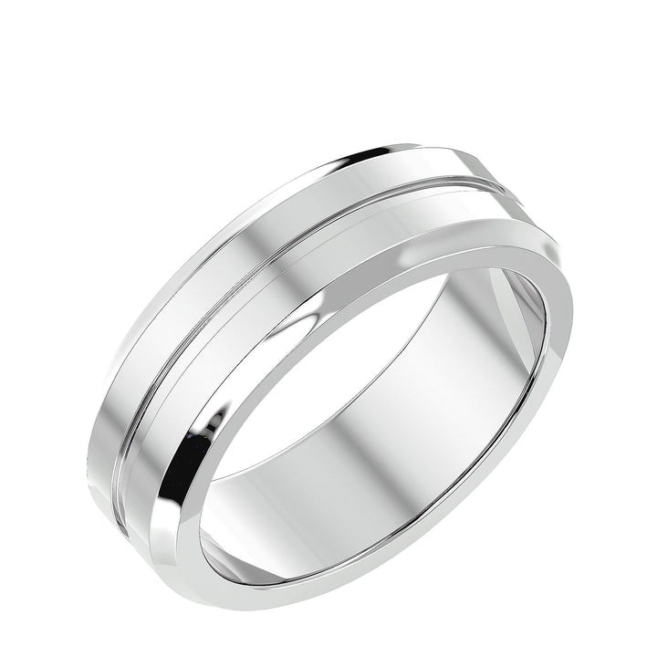 Classic Elegance Comfort - Fit Band - Ice Dazzle - Ice Dazzle - Wedding Ring