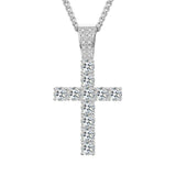 Cross Pendant - 23mm - Ice Dazzle - UltraLux™ Moissanite - Pendant