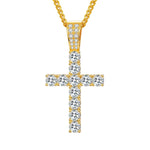 Cross Pendant - 23mm - Ice Dazzle - UltraLux™ Moissanite - Pendant