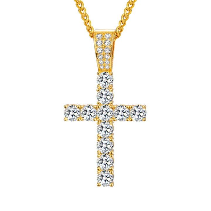 Cross Pendant - 23mm - Ice Dazzle - UltraLux™ Moissanite - Pendant