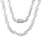 Cuban Barbed Chain Necklace - Ice Dazzle - UltraLux™ Moissanite - Cuban Necklace