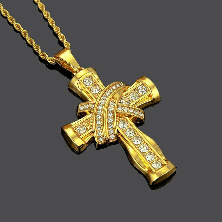 Divine Brilliance Crucifix - Ice Dazzle - VVX™ Lab Diamond - Pendant