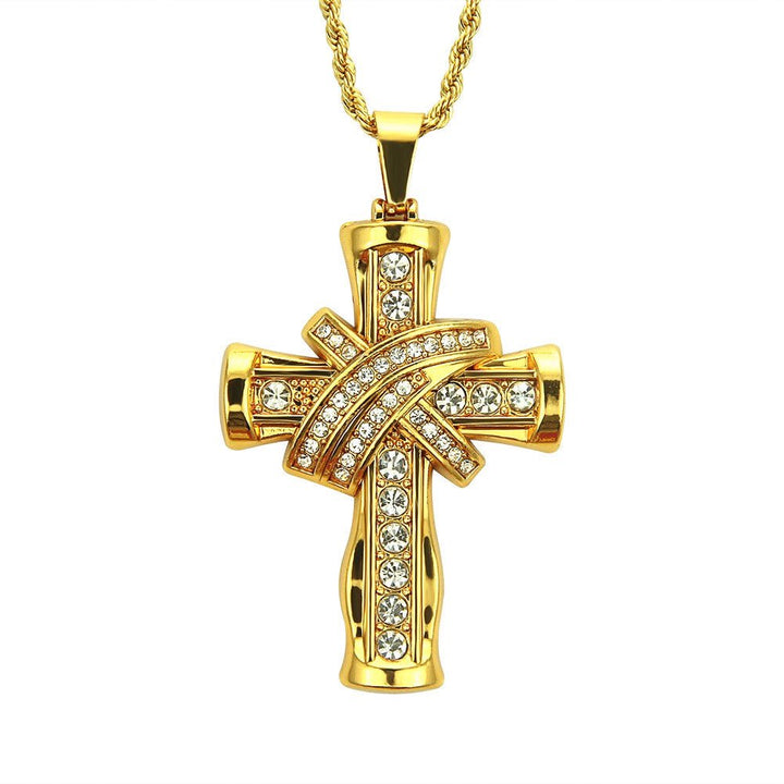 Divine Brilliance Crucifix - Ice Dazzle - VVX™ Lab Diamond - Pendant