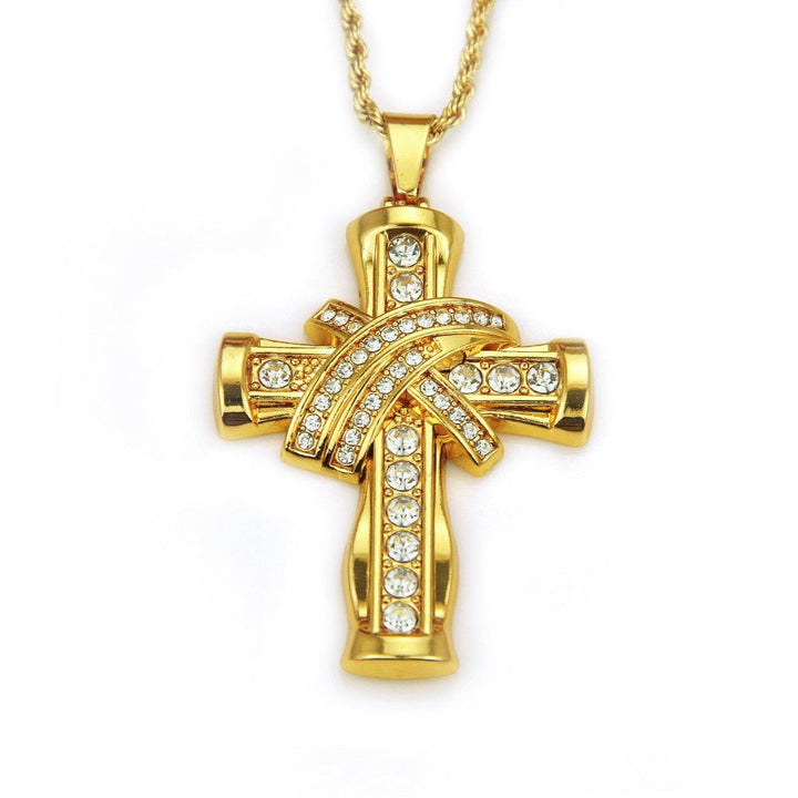 Divine Brilliance Crucifix - Ice Dazzle - VVX™ Lab Diamond - Pendant