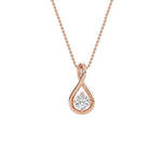 Élodie Solitaire Pendant - Ice Dazzle - VVX™ Lab Diamond - Solitaire Pendant