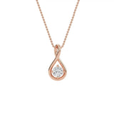 Élodie Solitaire Pendant - Ice Dazzle - VVX™ Lab Diamond - Solitaire Pendant
