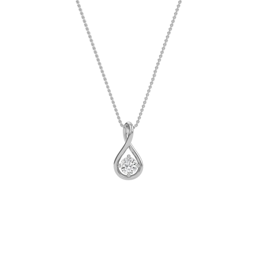 Élodie Solitaire Pendant - Ice Dazzle - VVX™ Lab Diamond - Solitaire Pendant