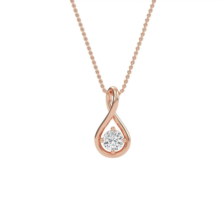 Élodie Solitaire Pendant - Ice Dazzle