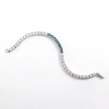 Emerald Elegance Tennis Bracelet - Ice Dazzle - VVX™ Lab Diamond - Tennis Bracelet