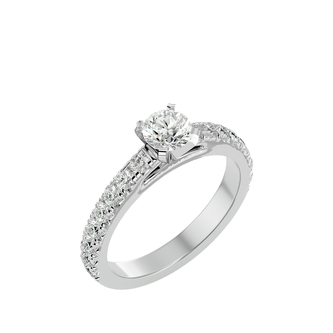 Eternal Brilliance Engagement Ring - Ice Dazzle - VVX™ Lab Diamond - Engagement Rings