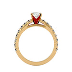 Eternal Brilliance Engagement Ring - Ice Dazzle - VVX™ Lab Diamond - Engagement Rings 