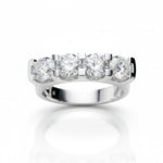 Four Stone Wedding Band - Ice Dazzle - VVX™ Lab Diamond - Wedding Ring
