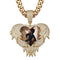 FreezeFrame™ Eternal Embrace - Ice Dazzle - UltraLux™ Moissanite - Photo Pendant